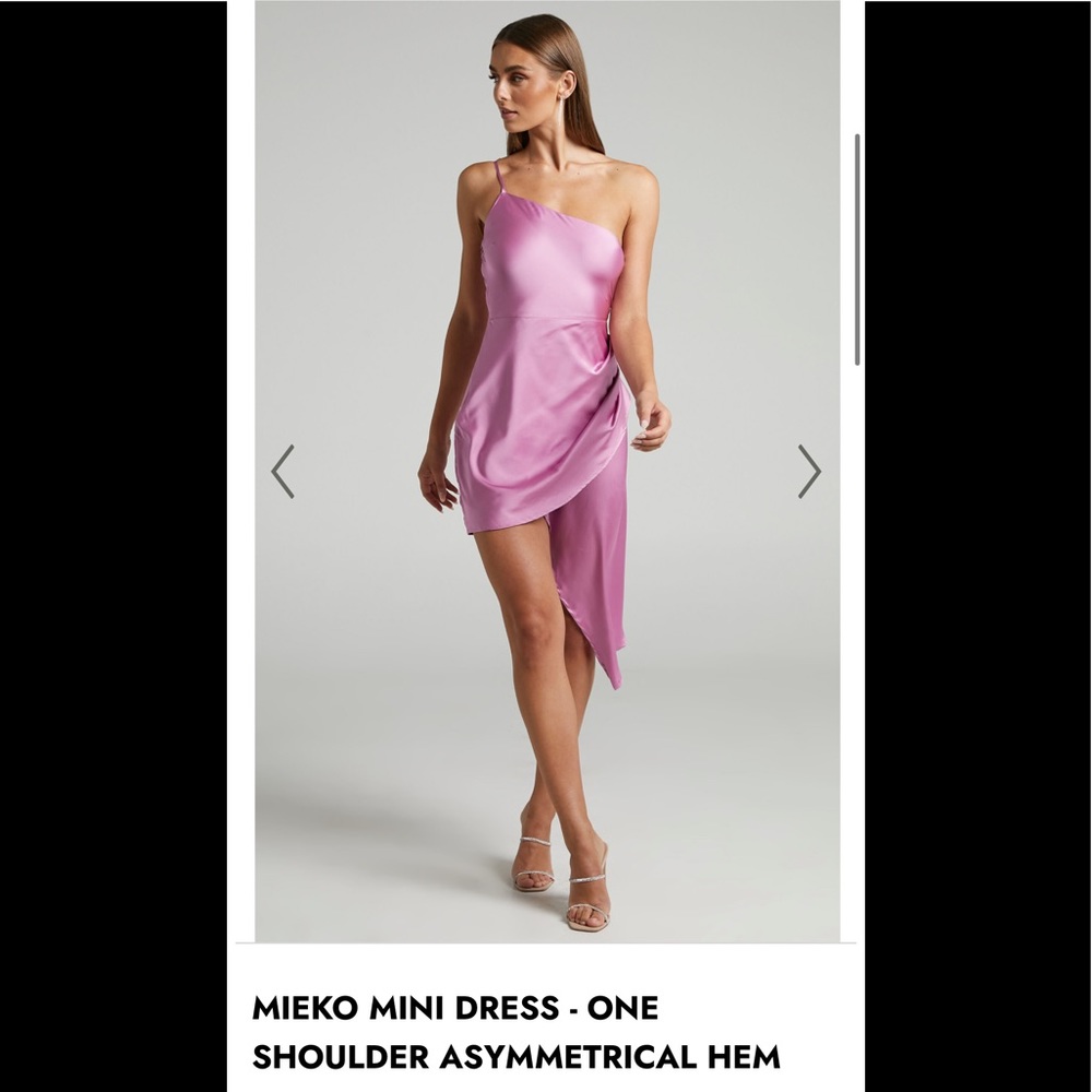 MIEKO MINI DRESS - ONE SHOULDER ASYMMETRICAL
